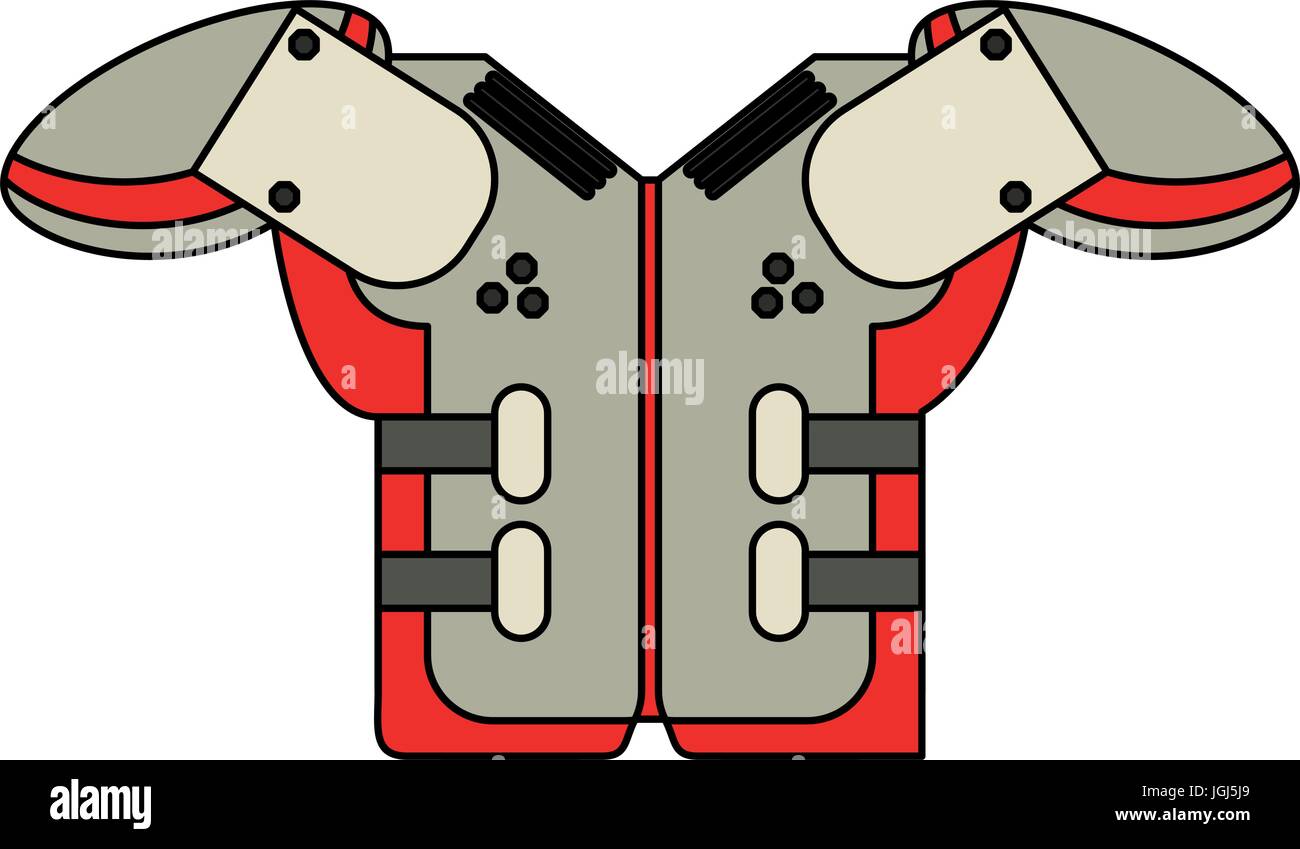 Football chest armor design Stock Vector Image & Art Alamy