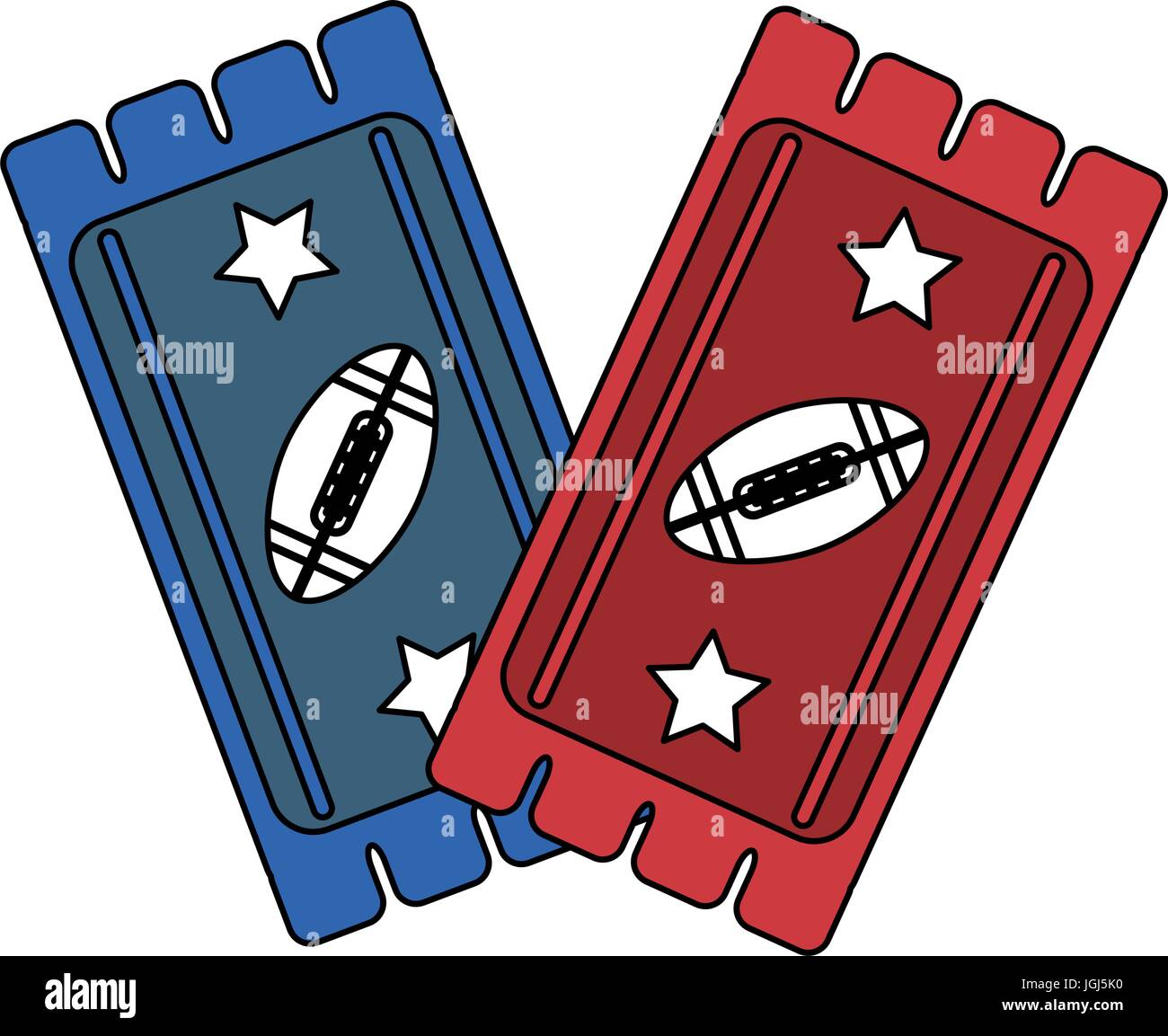 American football tickets design Stock Vector Image & Art Alamy