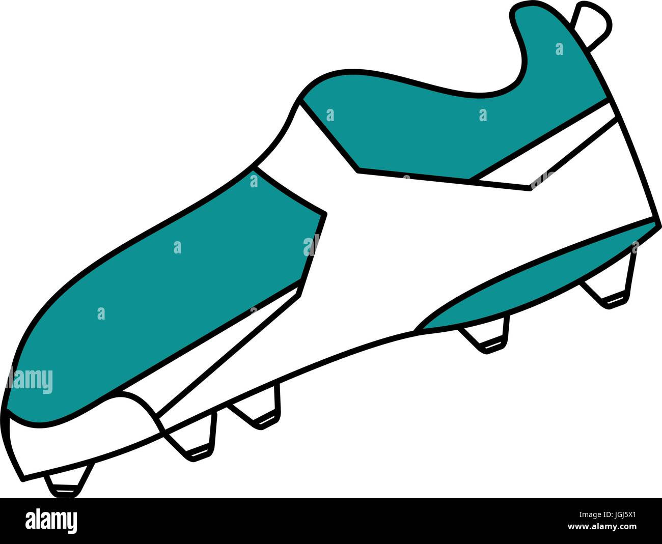 soccer shoe vector illustration Stock Vector Image & Art - Alamy