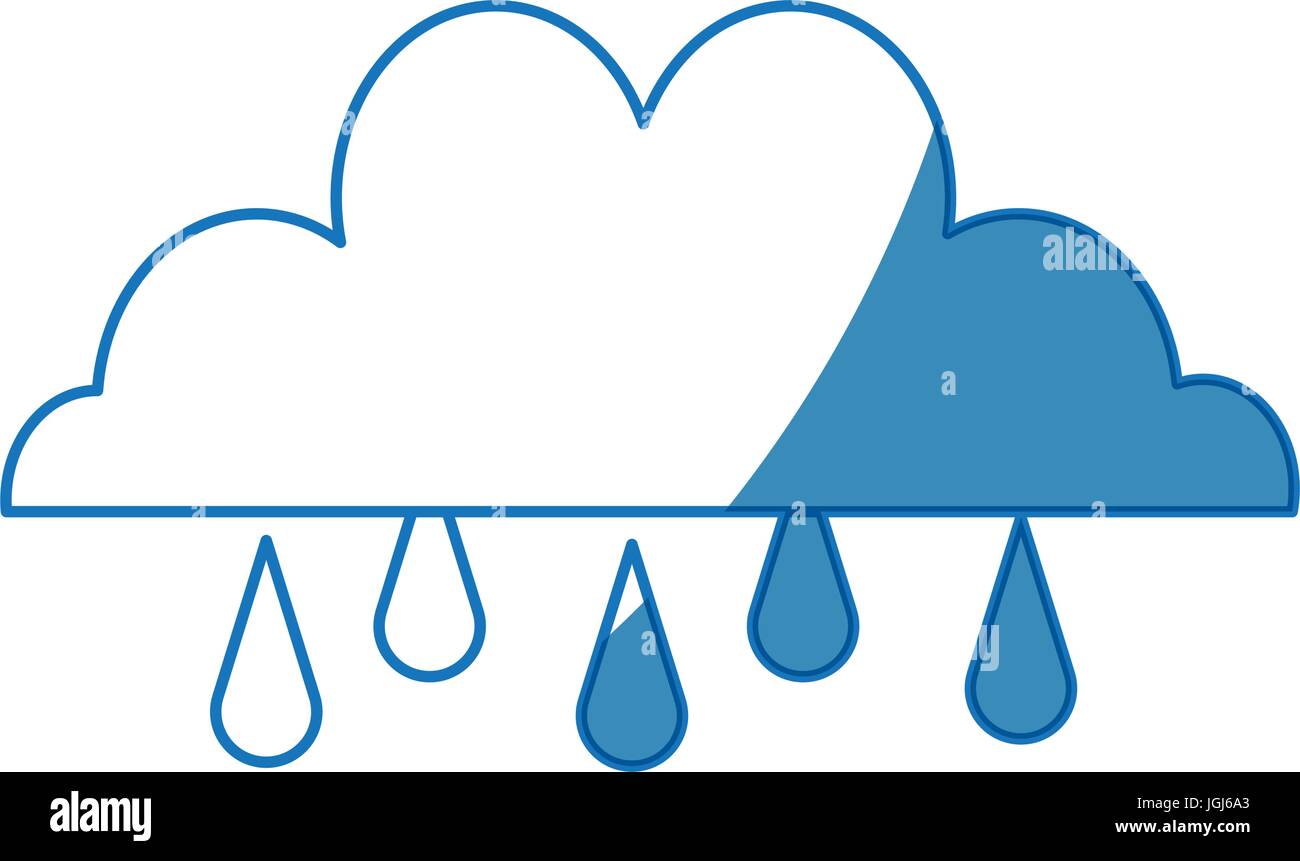 cloud rain water climate weather image Stock Vector Image & Art - Alamy
