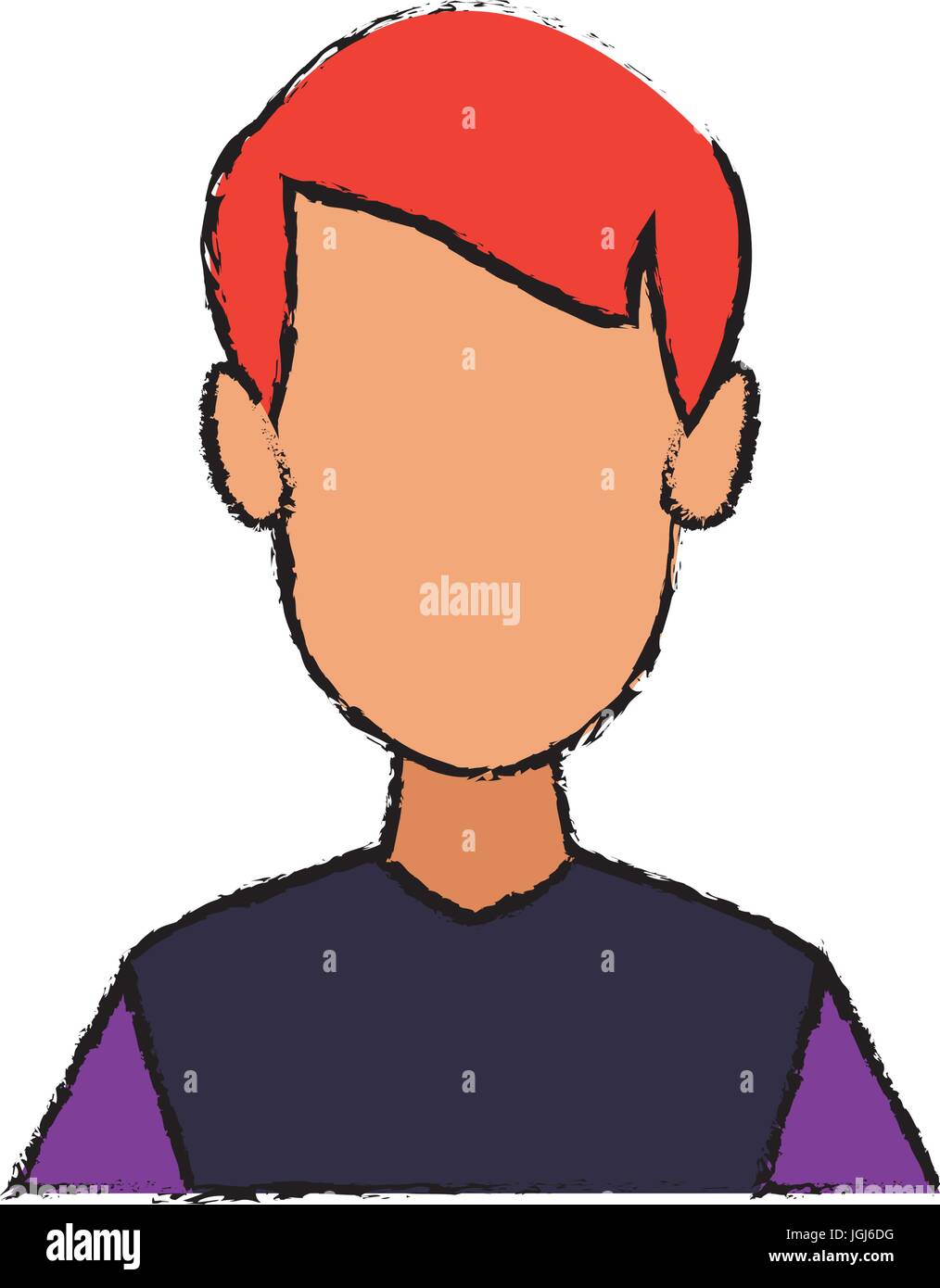 portrait man young people character Stock Vector Image & Art - Alamy