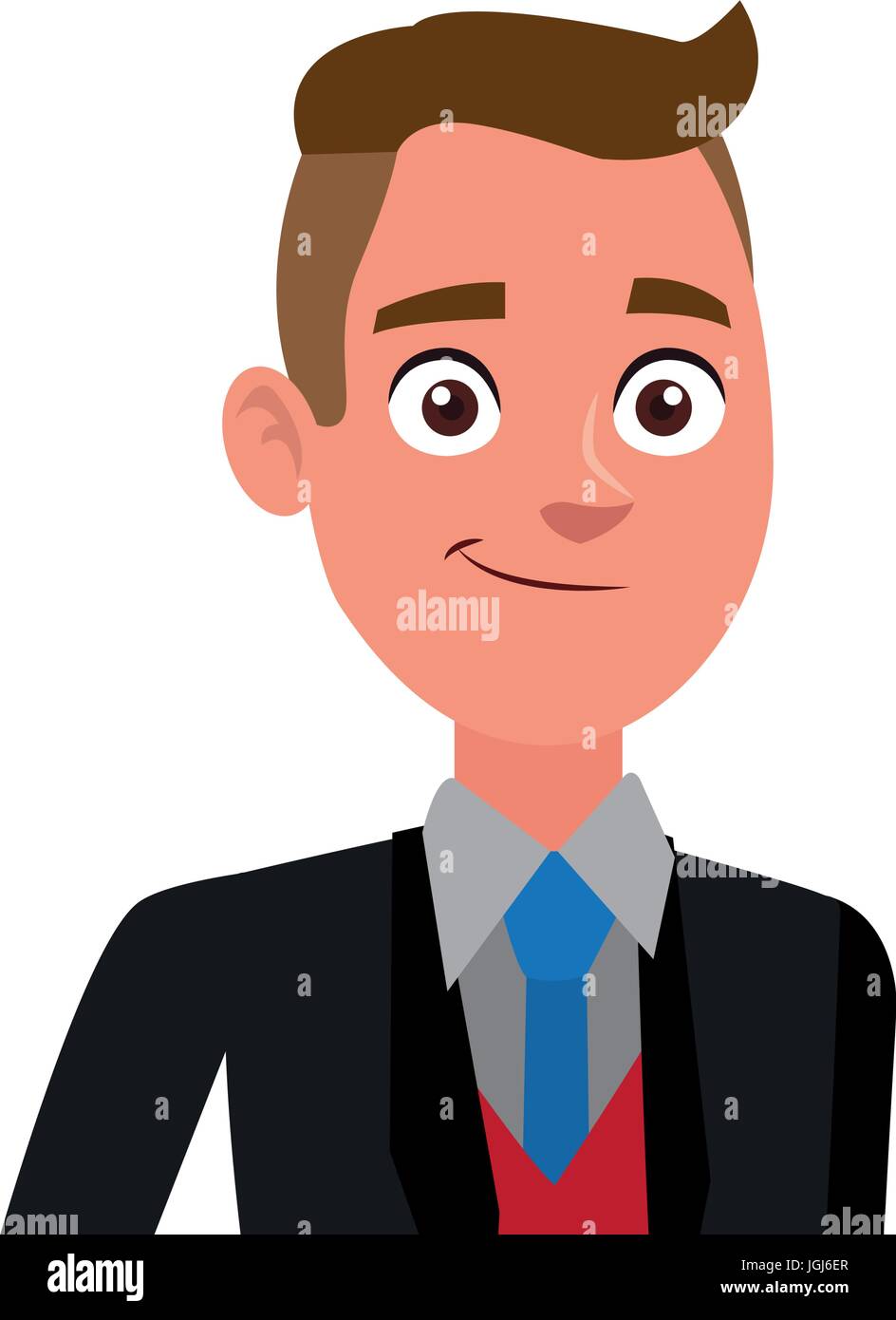 portrait man young people character Stock Vector Image & Art - Alamy