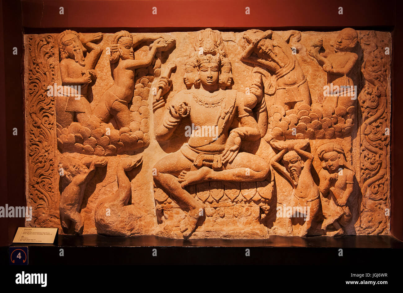 The image of Sculpture in Chatrapati Shivaji Maharaj Vastu Sangrahalaya. Prince Of Wales Museum Of Western India. Mumbai. India. Stock Photo