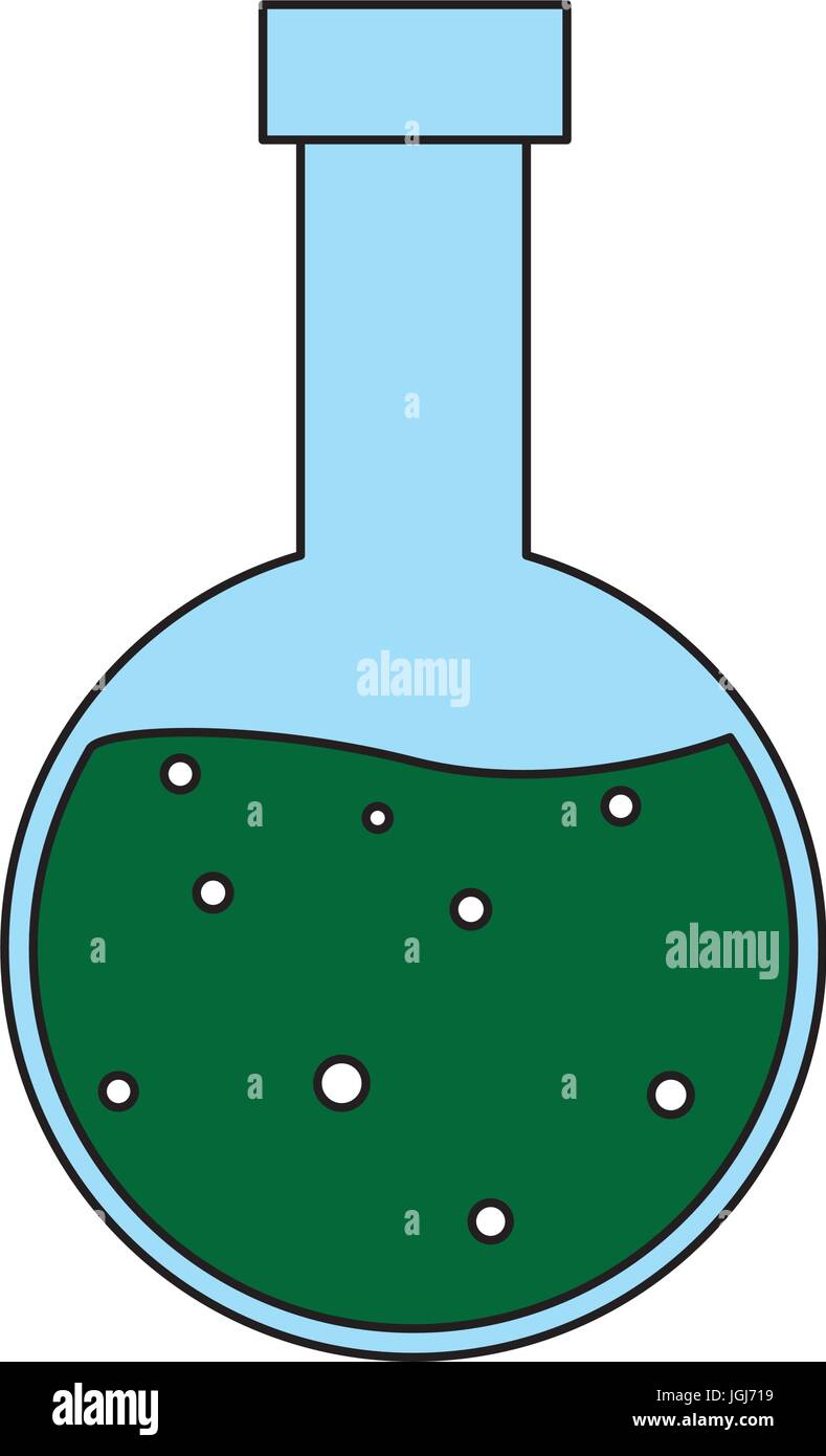 research test tube flask equipment chemistry Stock Vector Image & Art