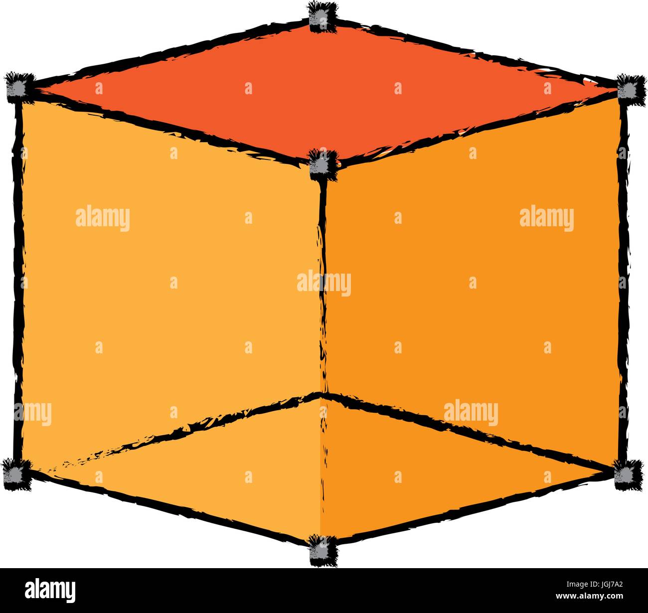 cube-3d-graph-design-element-stock-vector-image-art-alamy