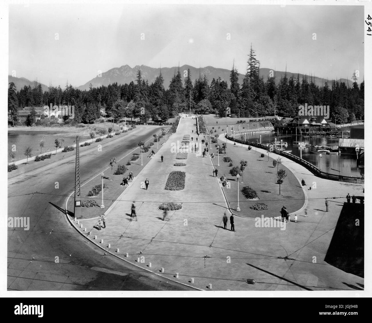 Stanley Park, Vancouver Entrance to Stanley Park Stock Photo Alamy