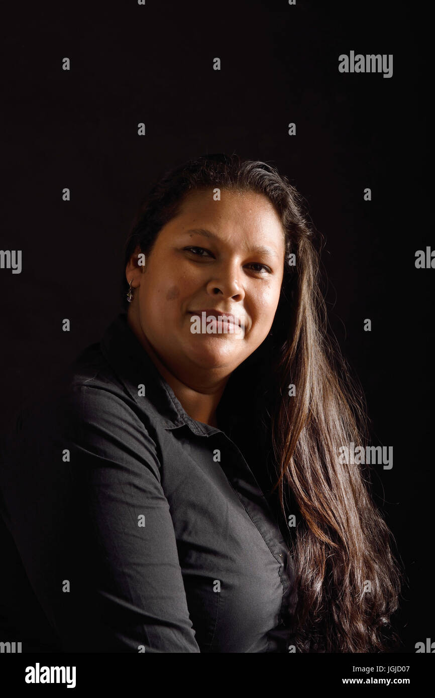 Latin woman long black hair hi-res stock photography and images - Alamy