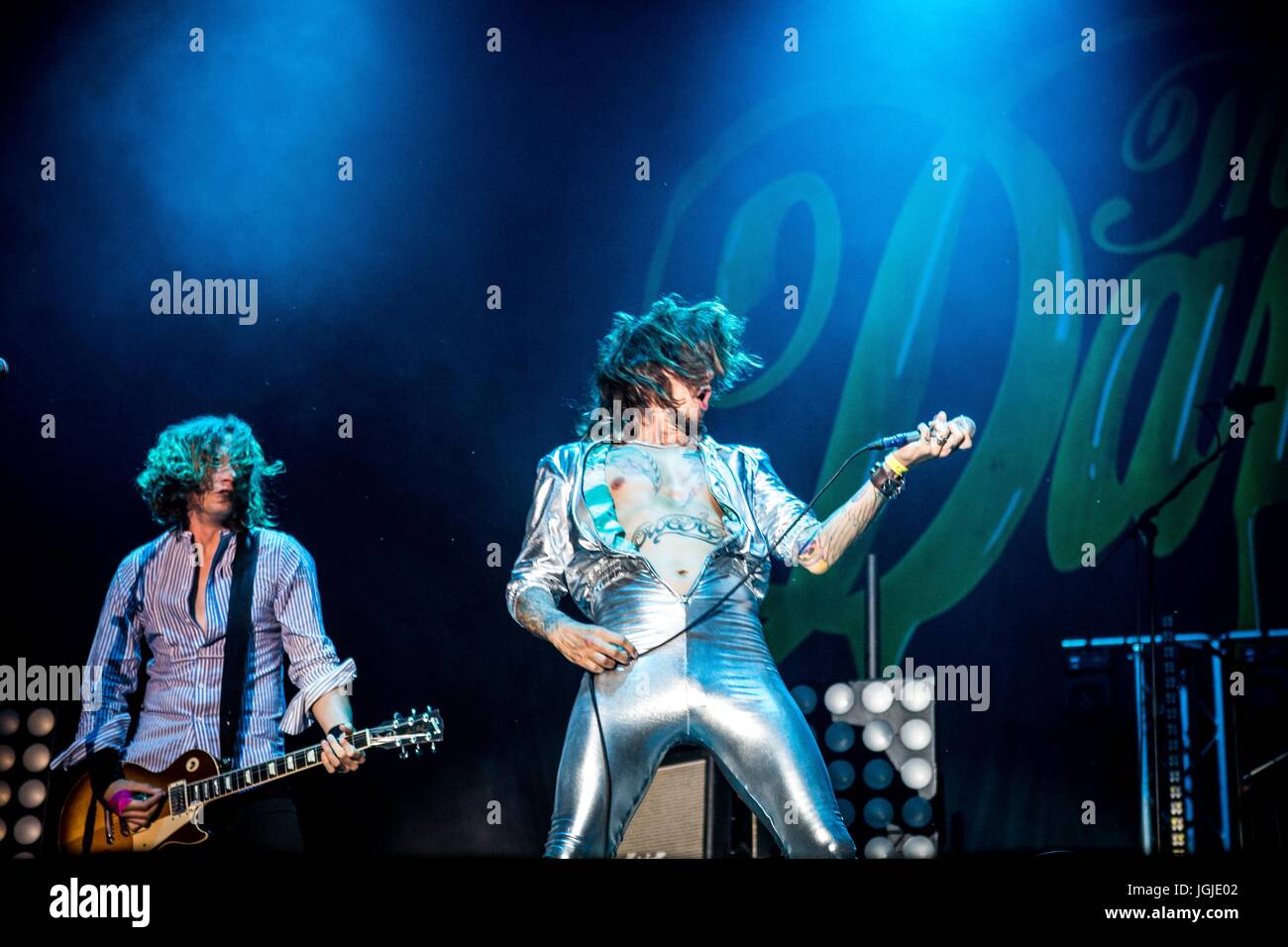 Legnano, Italy. 06th July, 2017. The english glam rock band The ...