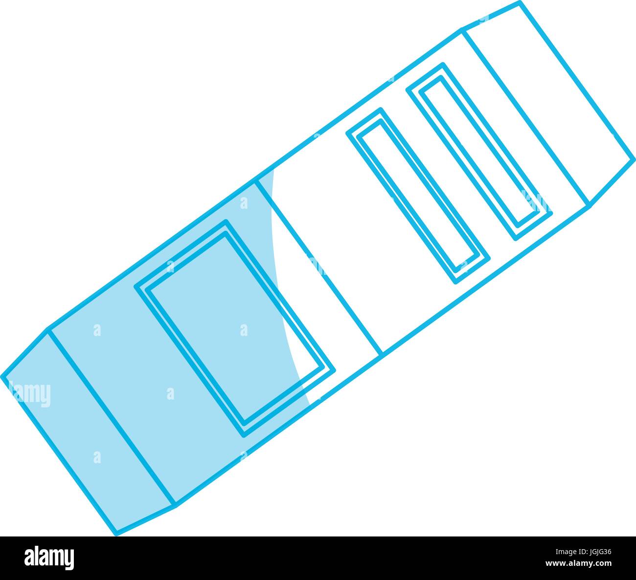 Erase problems concept illustration Stock Vector Images - Alamy