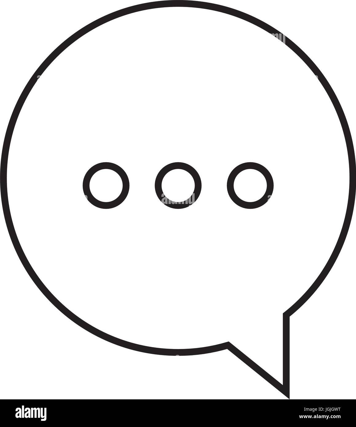 speech bubble icon over white background vector illustration Stock ...
