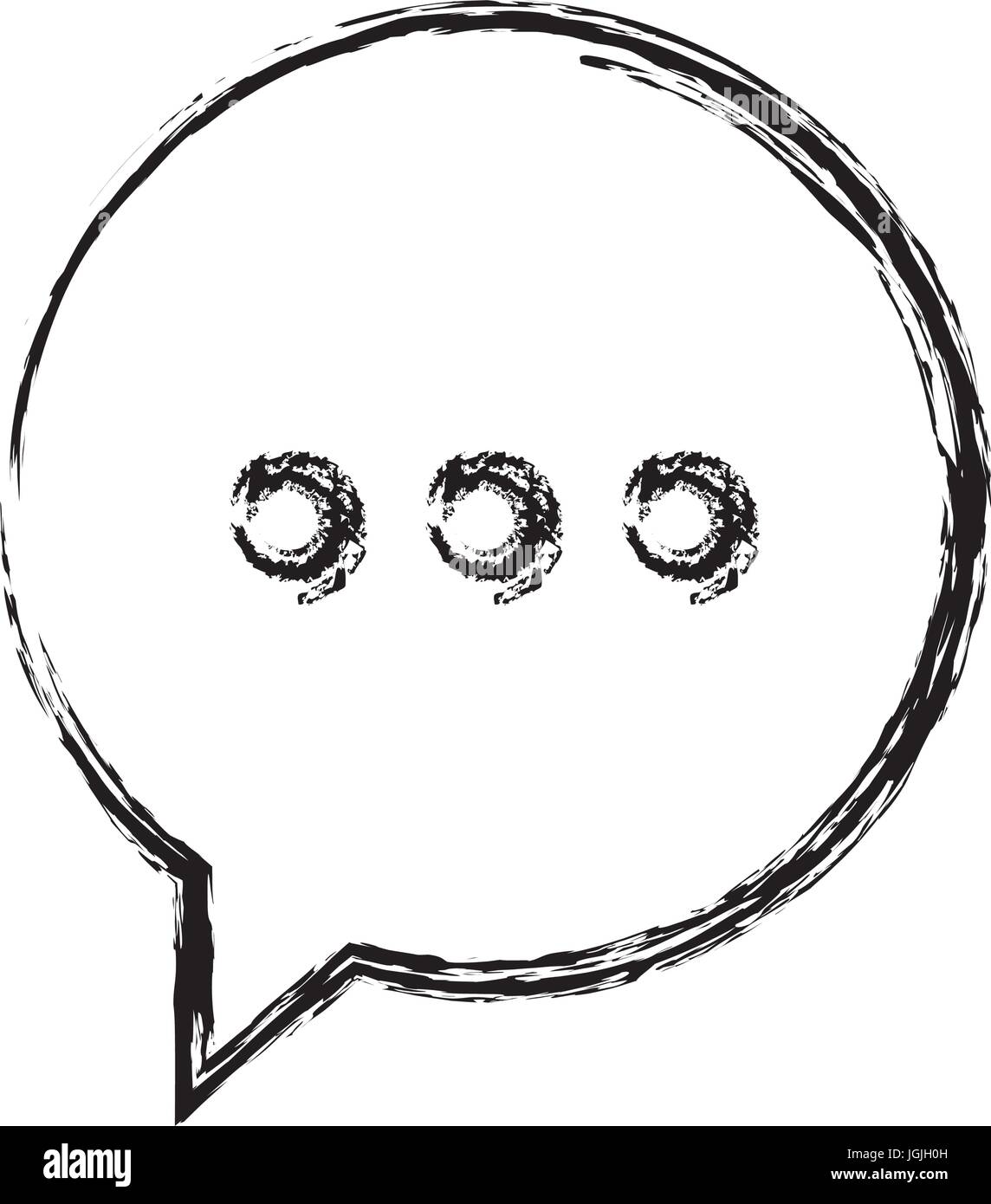 speech bubble icon over white background vector illustration Stock ...