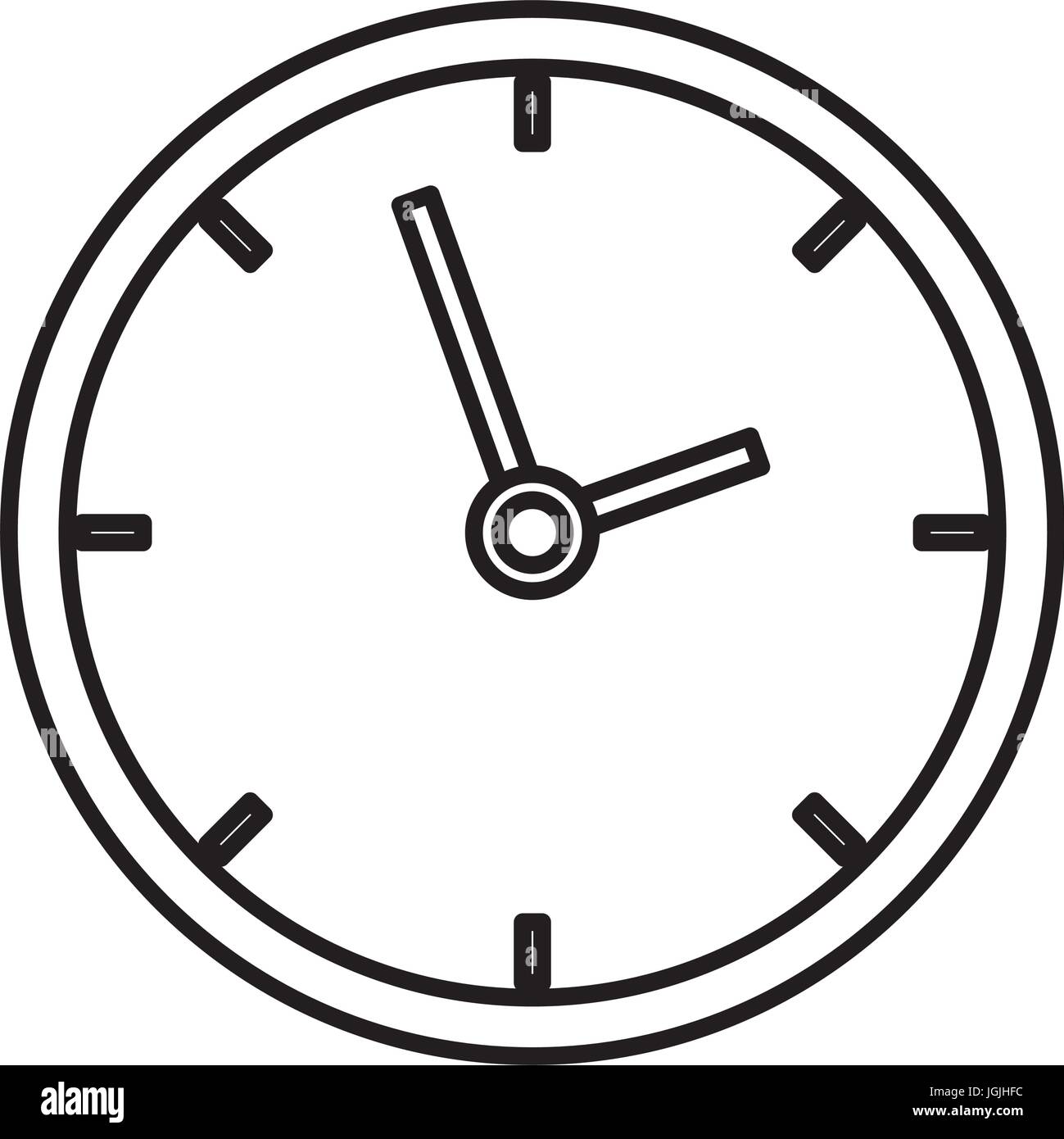 clock icon image Stock Vector Image & Art - Alamy
