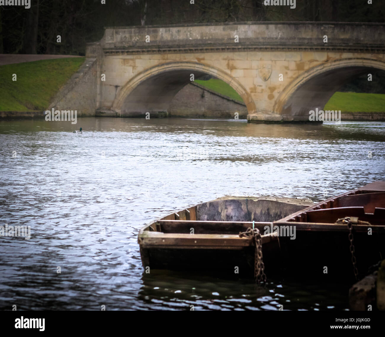 Punts on the Cam Stock Photo