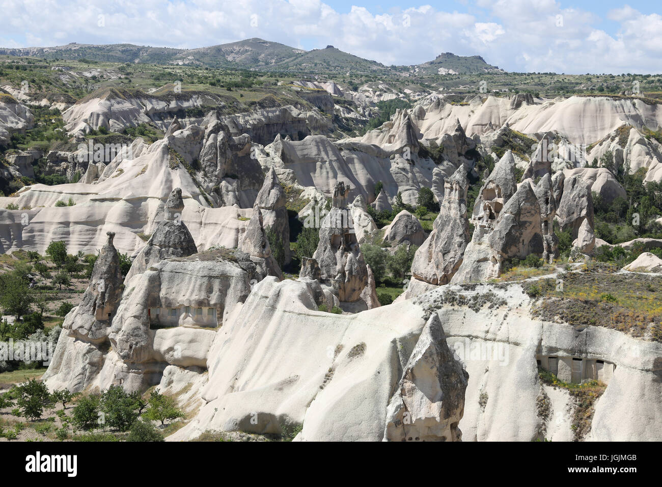 Rock Formations in Goreme Town, Cappadocia, Turkey Stock Photo - Alamy