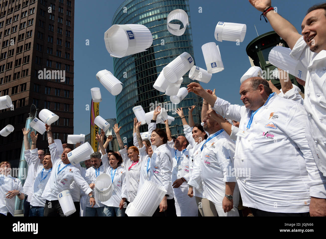 Berlin, Germany. 7th July, 2017. The participating ice cream
