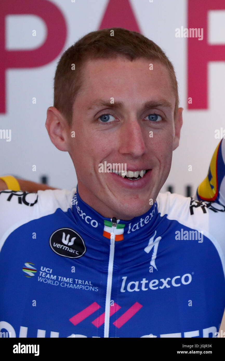 Daniel Martin From Ireland For The Team Quip Step Floors For The Tour De France Photographed In Duesseldorf Germany Daniel Martin From Ireland For The Team Quip Step Floors For The Tour De France Photographed In Duesseldorf Germany