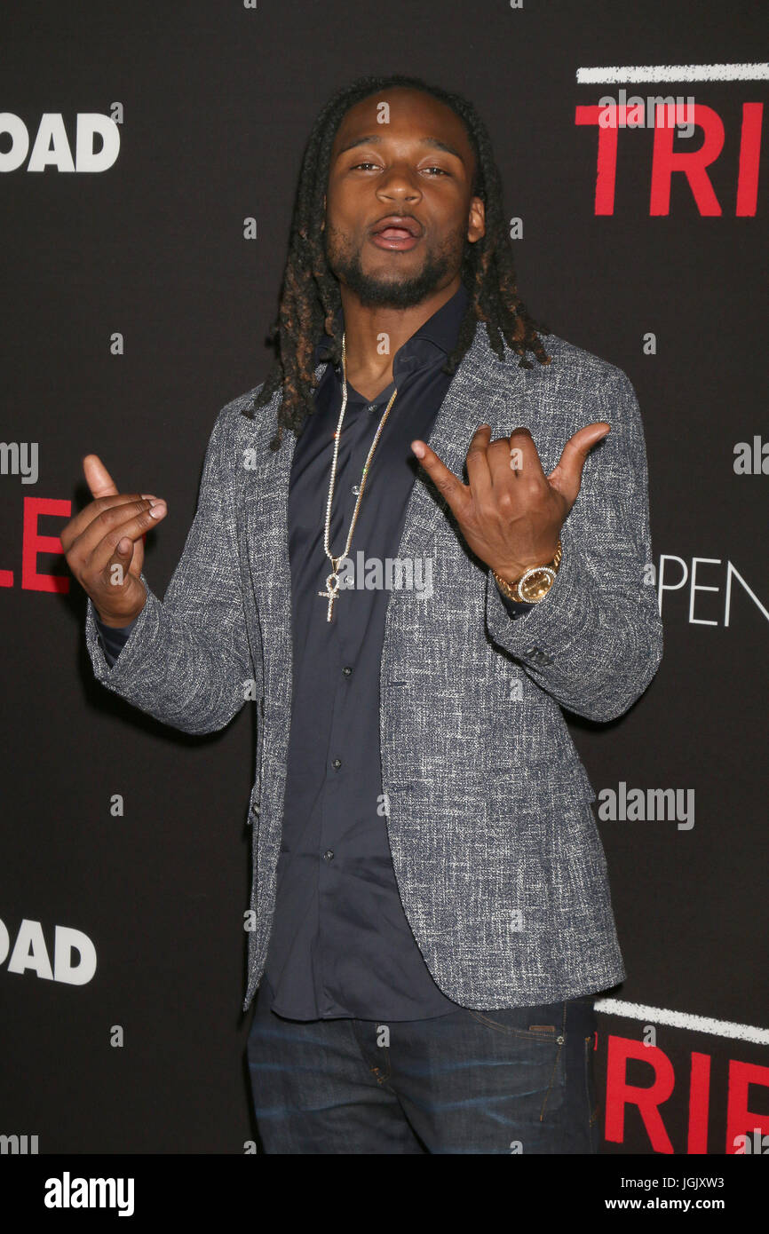 Los Angeles, CA, USA. 16th Feb, 2016. LOS ANGELES - FEB 16: Bradley Roby at the Triple 9 Premiere at the Regal 14 Theaters on February 16, 2016 in Los Angeles, CA Credit: Kay Blake/ZUMA Wire/Alamy Live News Stock Photo