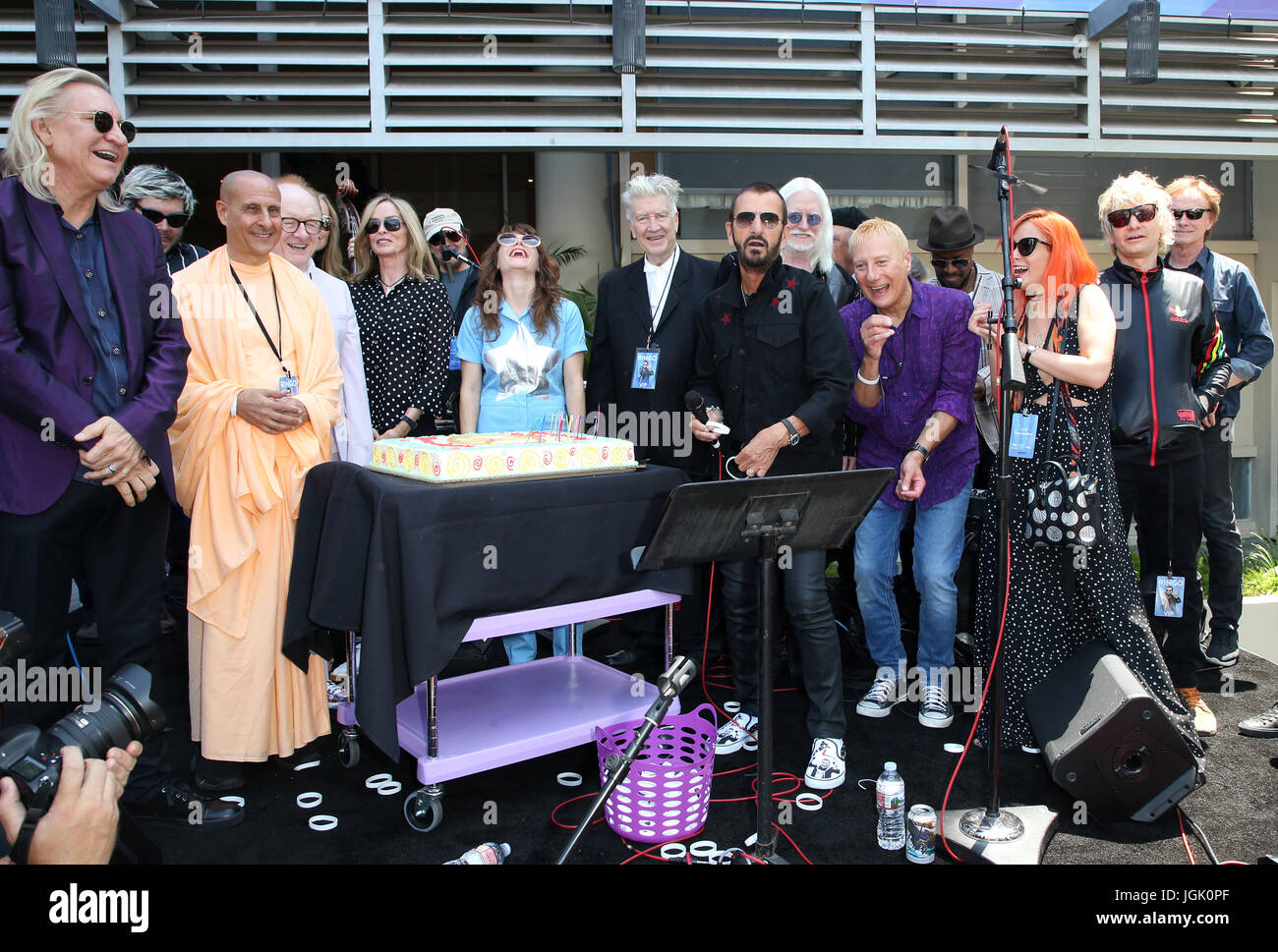 Hollywood, California, USA. 07th July, 2017. Ringo Starr, David Lynch ...