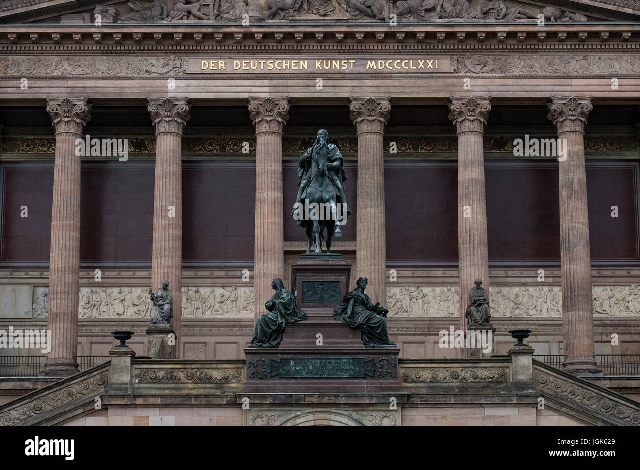Berlin, Germany - July 06, 2017: The Alte Nationalgalerie Museum ( Old National Gallery)  in Berlin, Germany Stock Photo