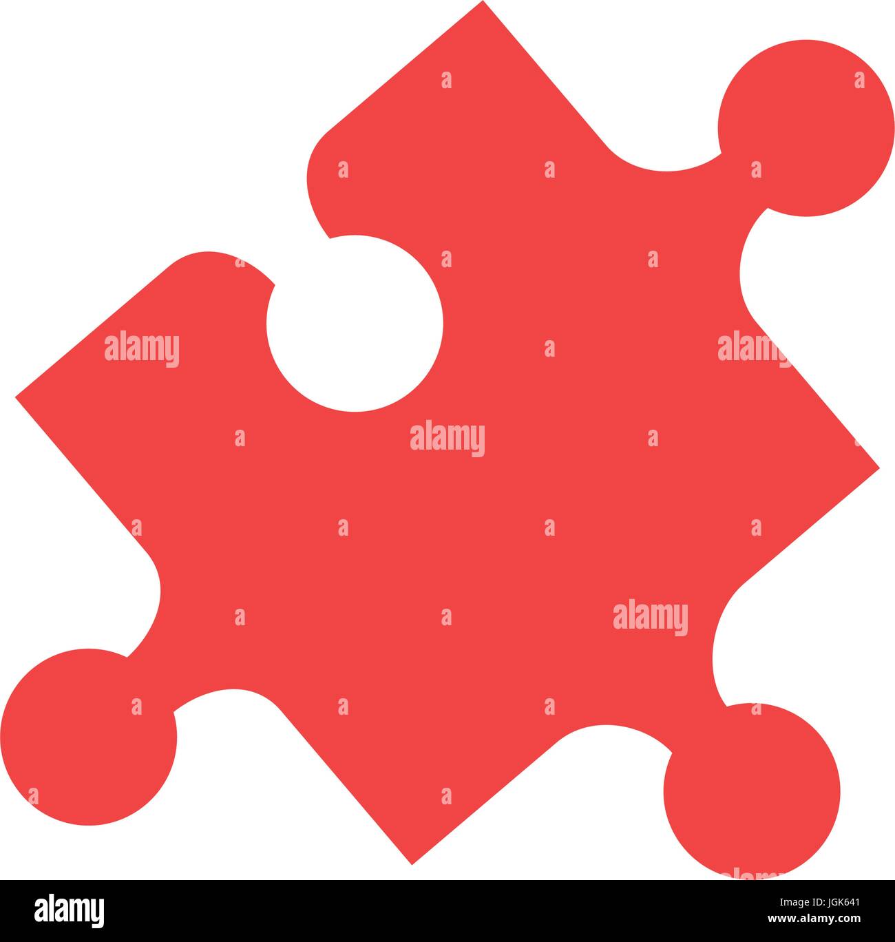 puzzle pieces isolated icon Stock Vector Image & Art - Alamy