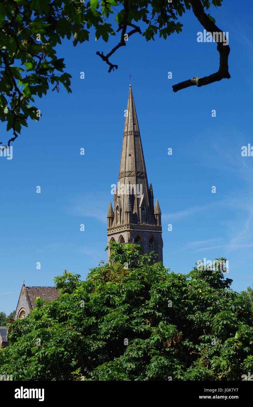 St Michaels & All Angels' Church. Exeter, Devon, UK. July, 2017. Stock Photo