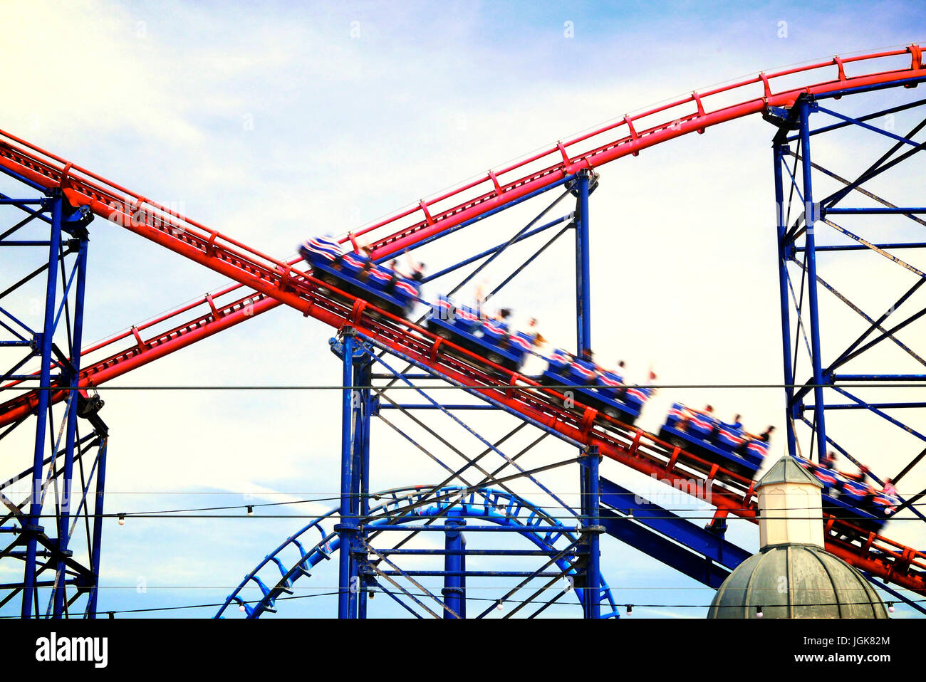 The Big One roller coaster at the Pleasure Beach,Blackpool,Lancashire ...