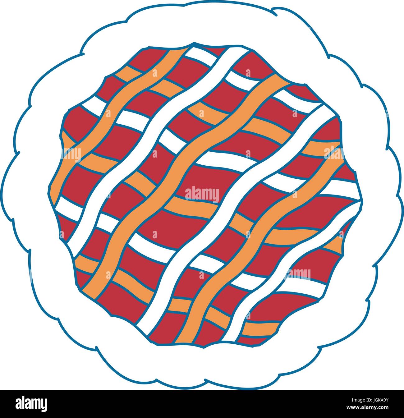 pie dessert food icon vector illustration graphic design Stock Vector ...