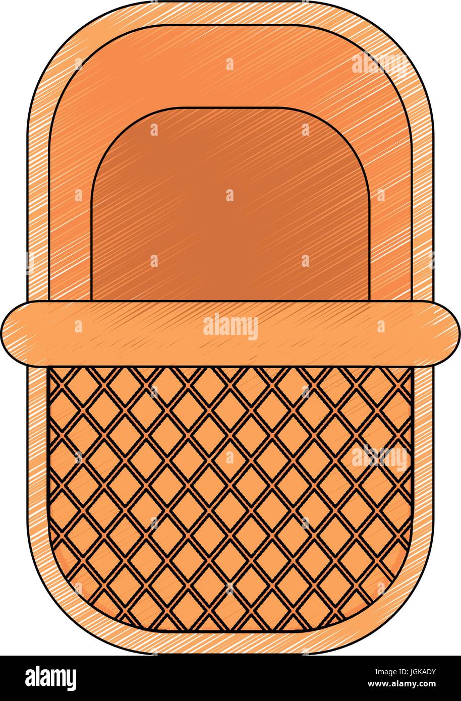 picnic basket icon over white background vector illustration Stock ...