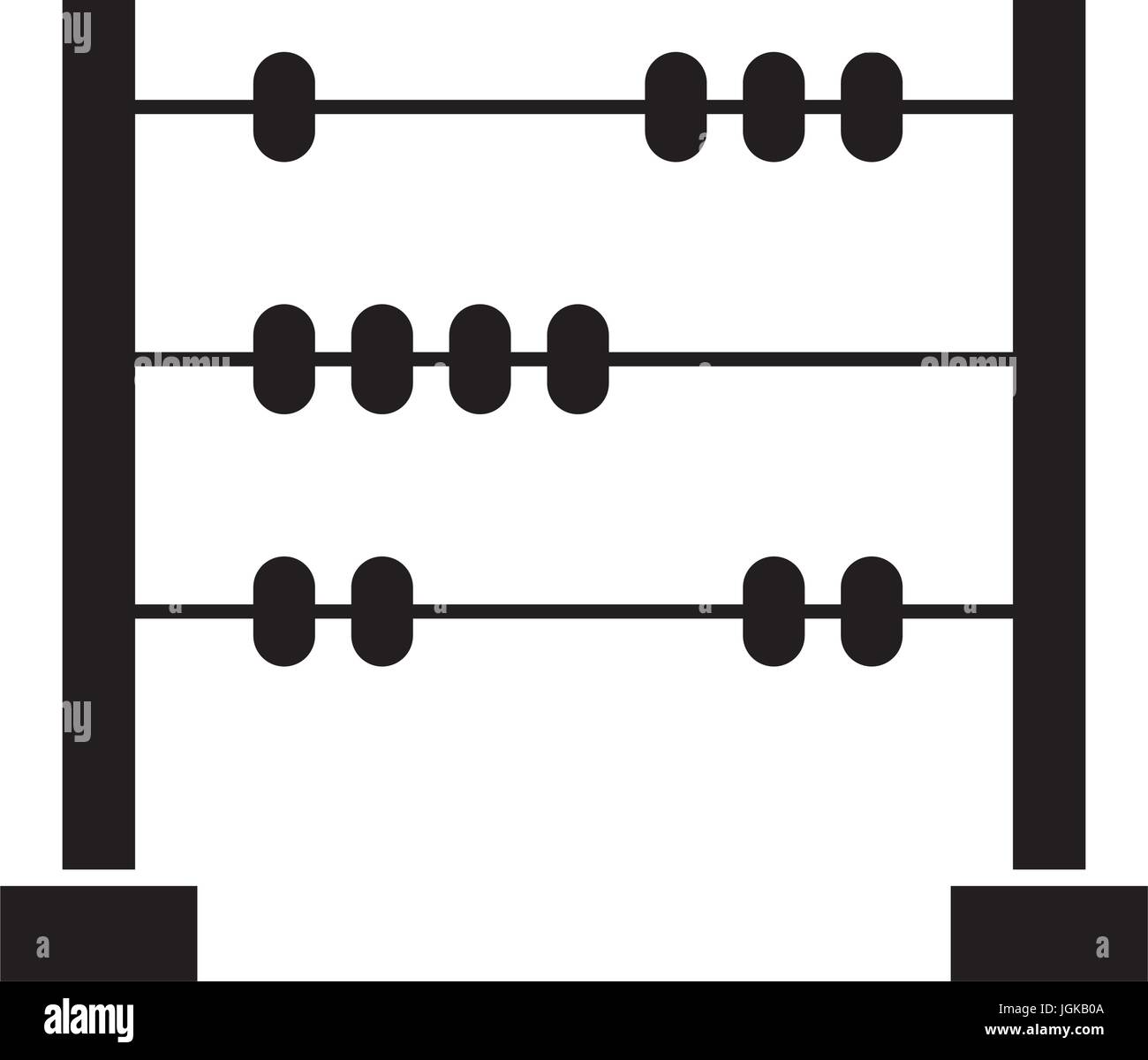 math abacus isolated icon vector illustration design Stock Vector Image ...