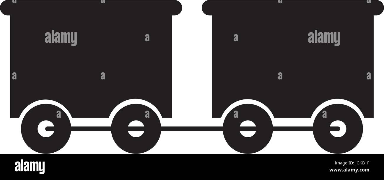 train wagon toy isolated icon vector illustration design Stock Vector ...