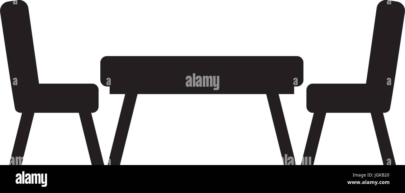 school table isolated icon vector illustration design Stock Vector