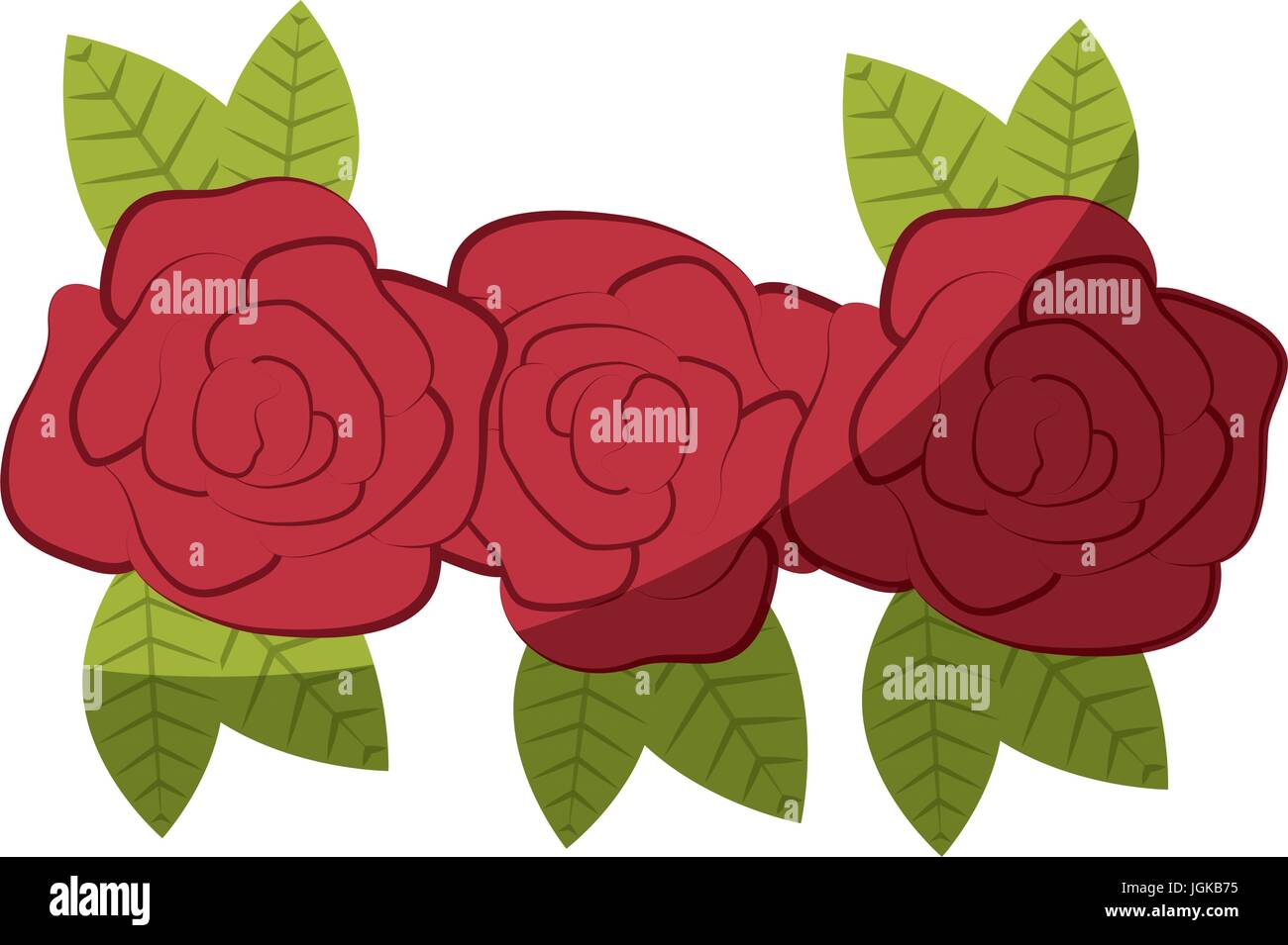 flowers icon over white background vector illustration Stock Vector ...