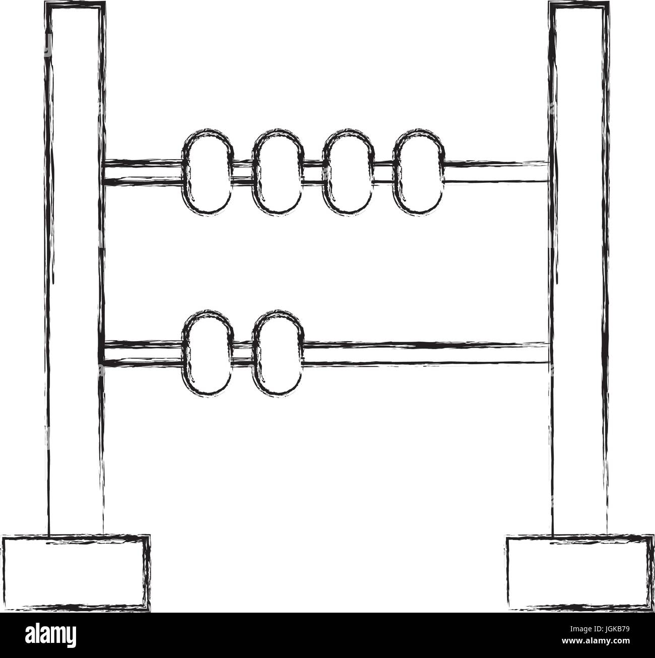 math abacus isolated icon vector illustration design Stock Vector Image ...