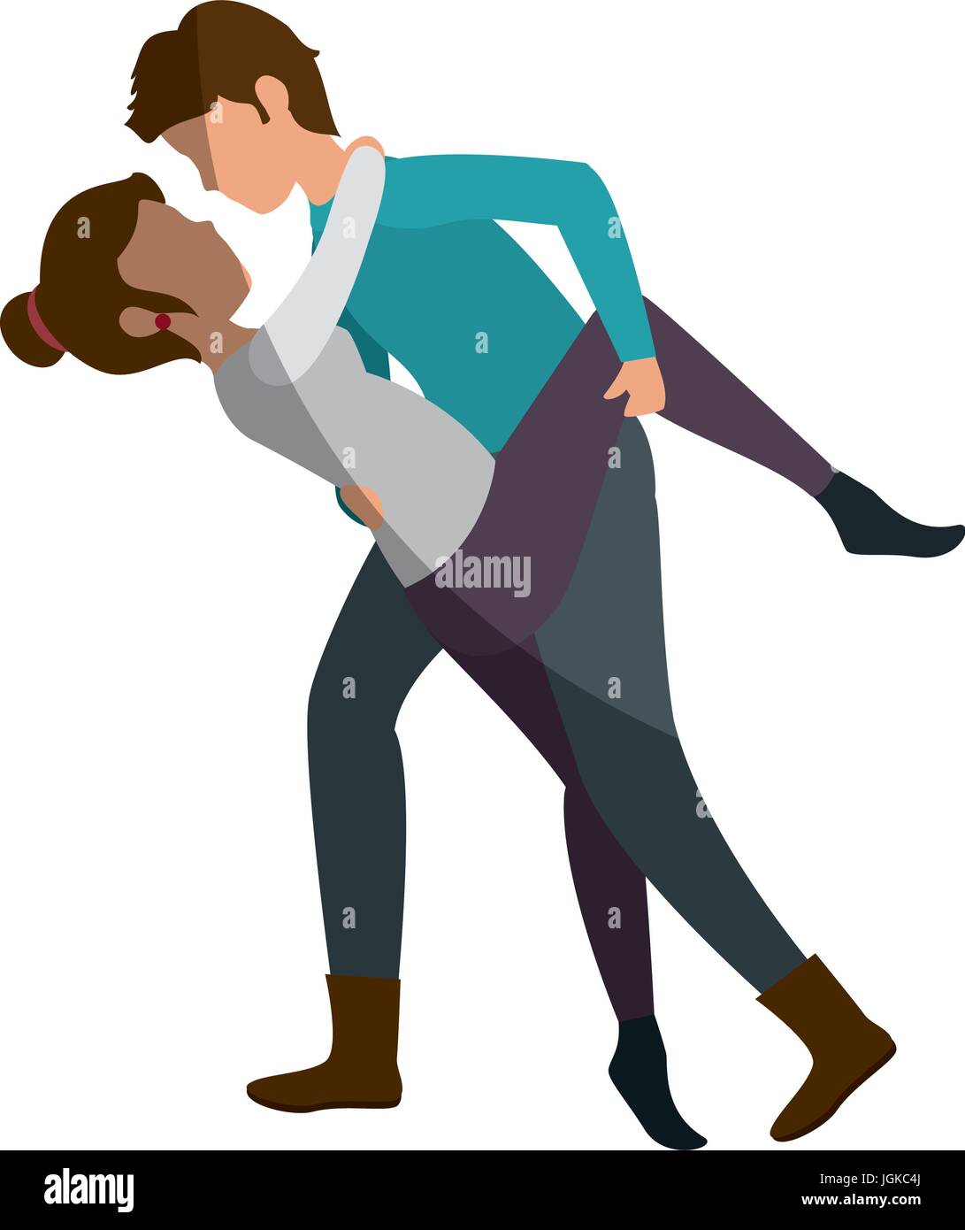 Beautiful and romantic couple icon vector illustration graphic design ...