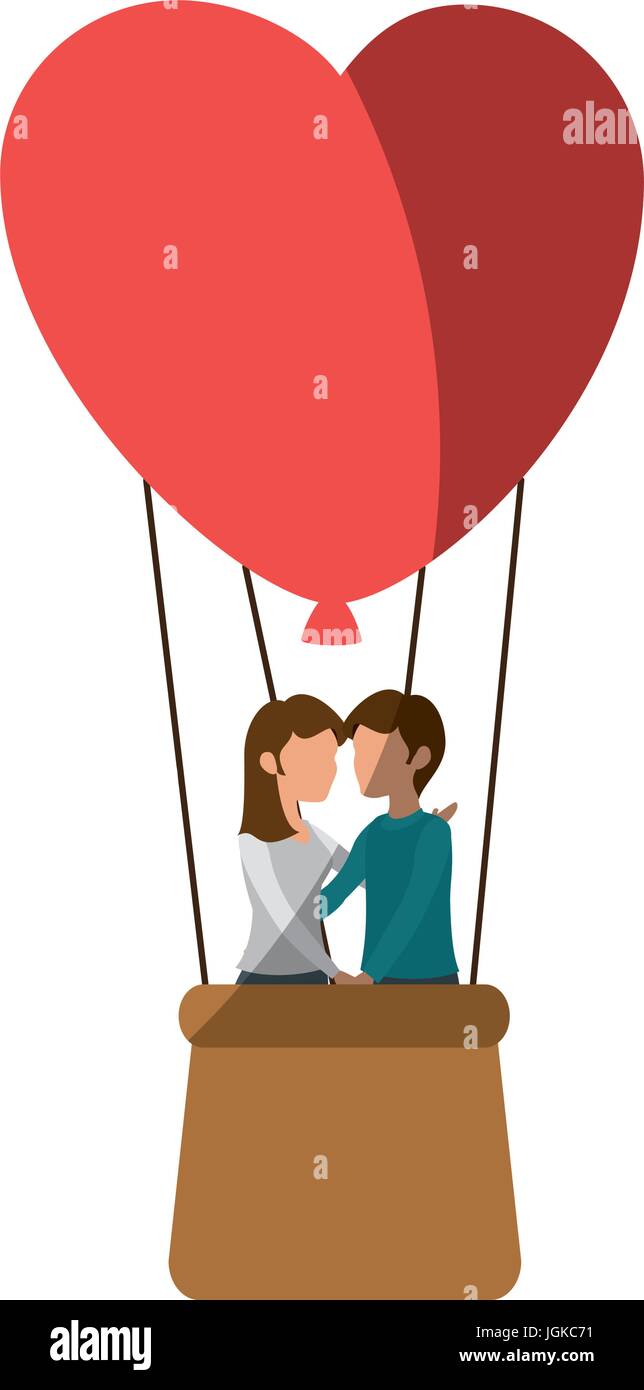 Beautiful and romantic couple icon vector illustration graphic design ...
