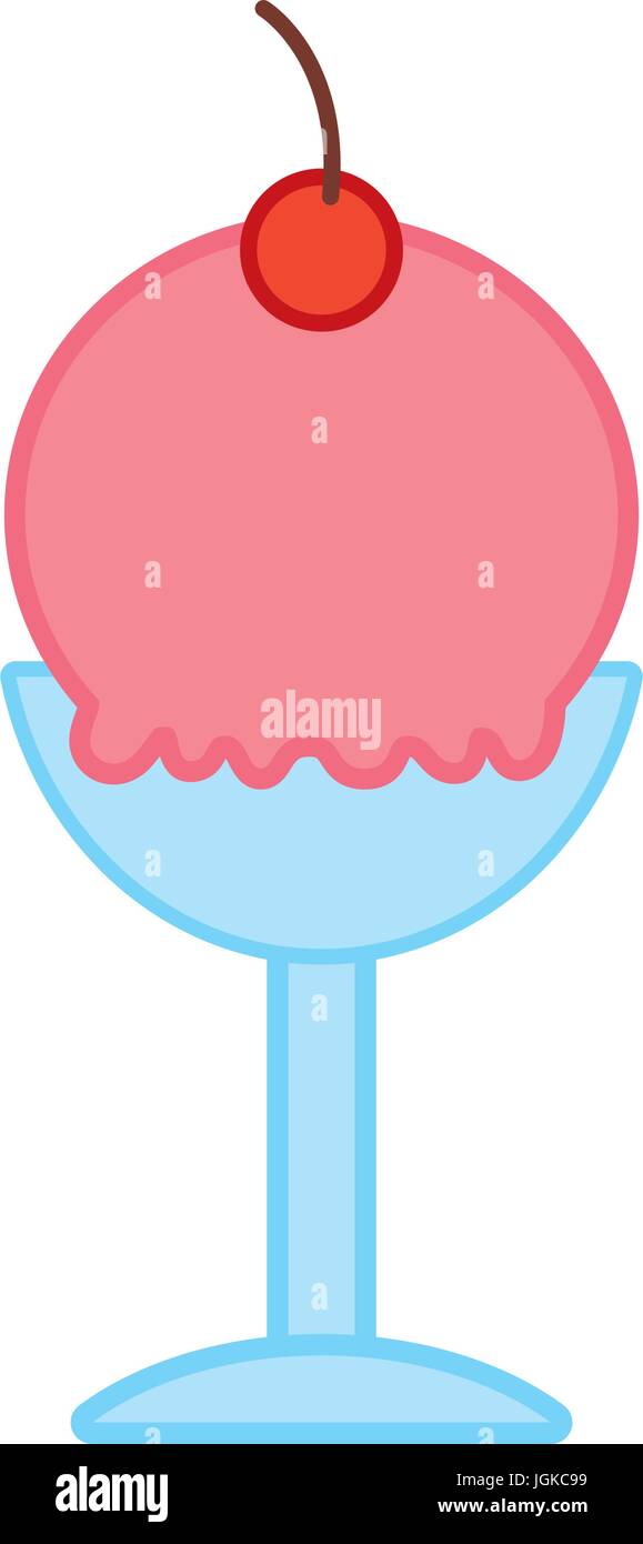 delicious ice cream cup icon vector illustration design Stock Vector ...