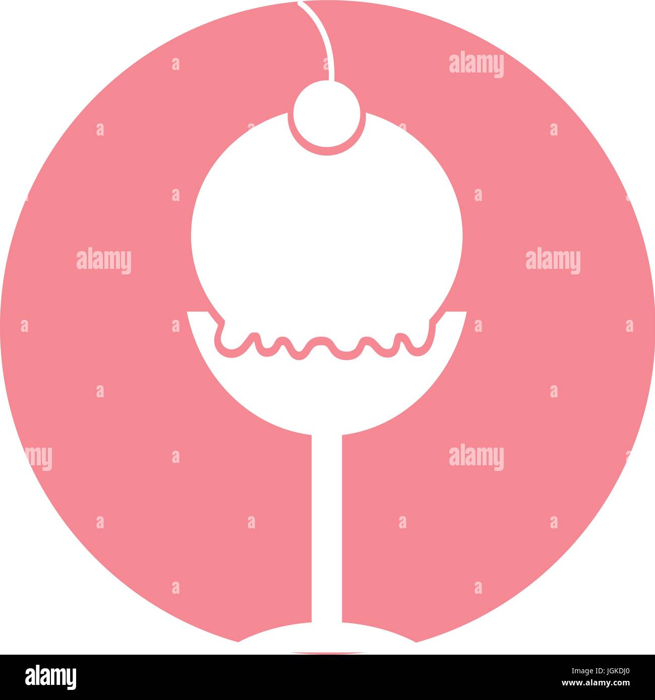 delicious ice cream cup icon vector illustration design Stock Vector ...