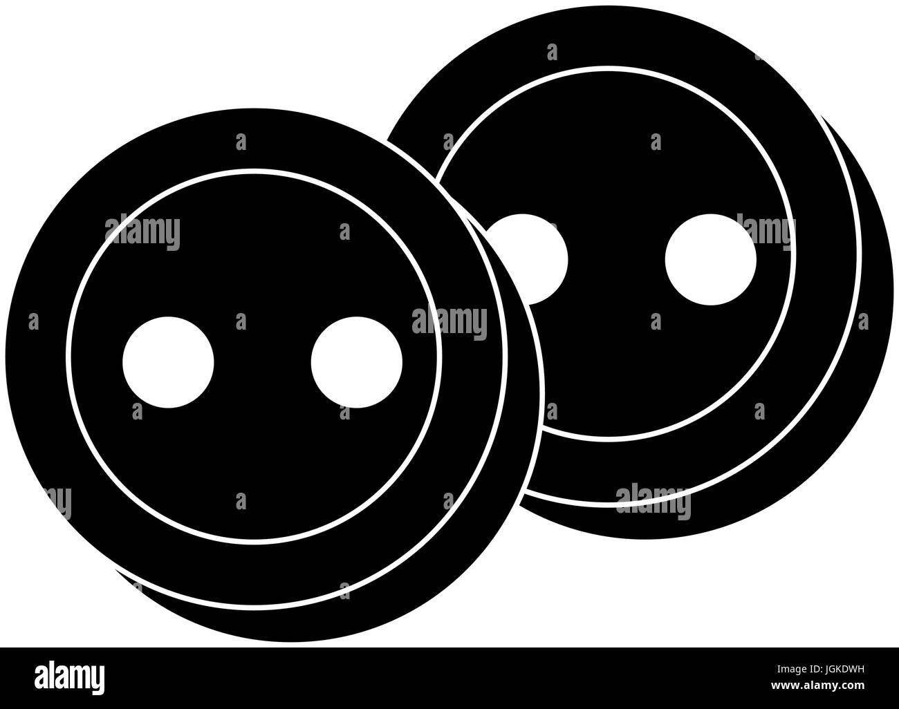 clothes buttons icon Stock Vector Image & Art - Alamy