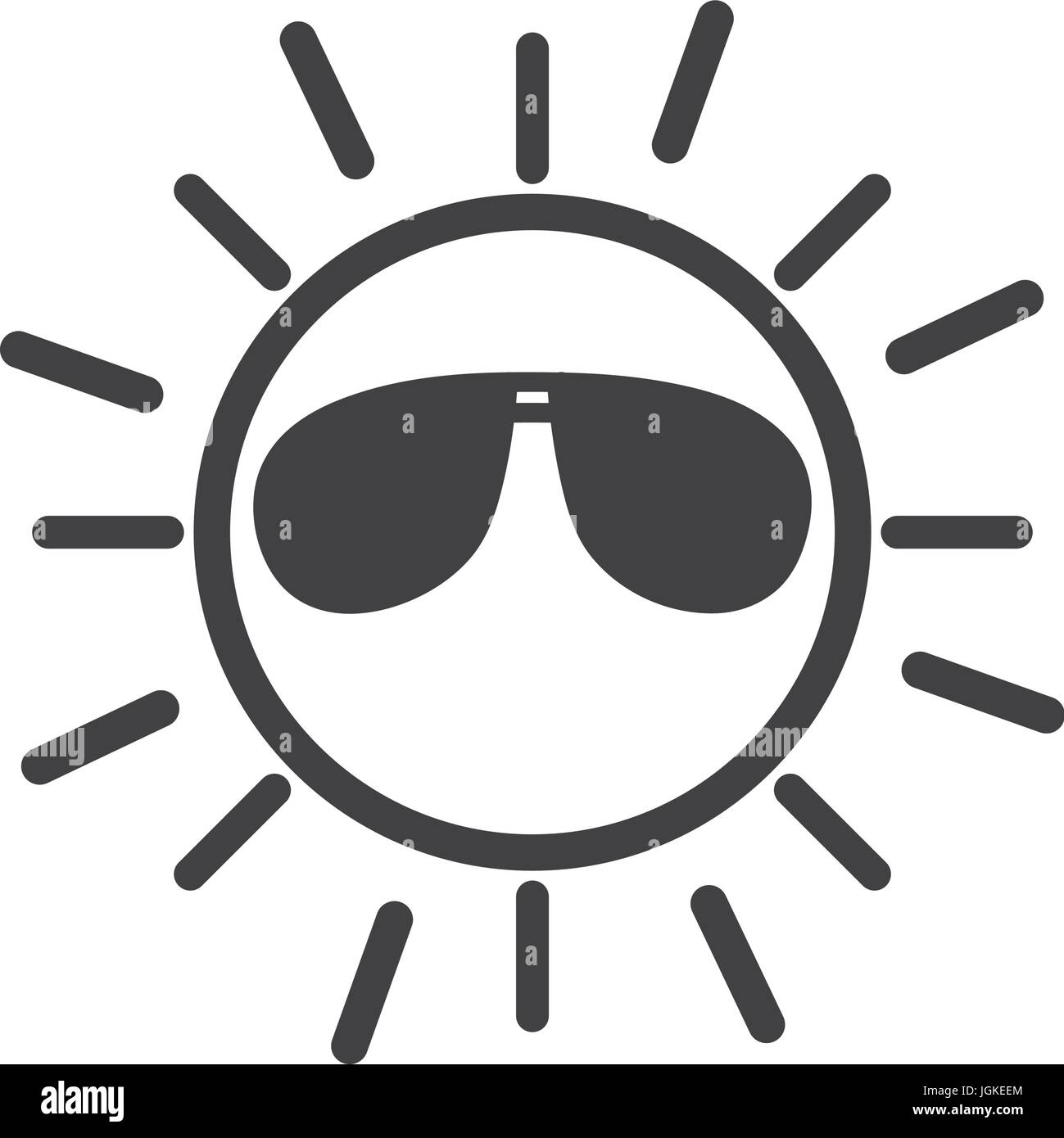Sun With Sunglasses Vector Hd PNG Images, Sunglasses With Sun Shape,  Accessory, Beach, Children PNG Image For Free Download