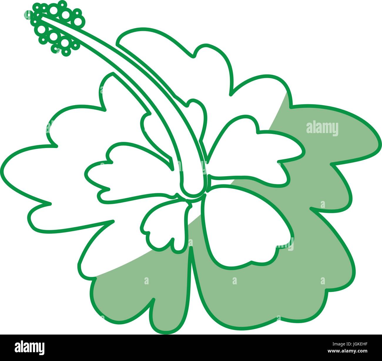 cute summer flower icon Stock Vector Image & Art - Alamy
