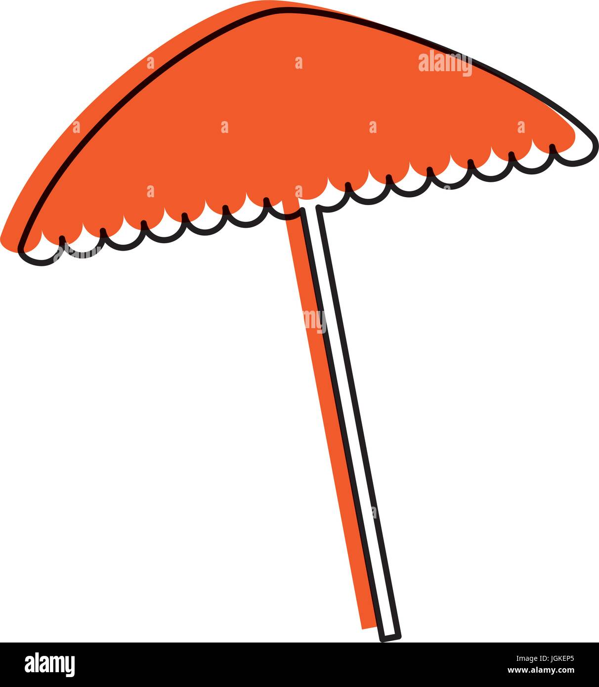 beach umbrella isolated icon Stock Vector Image & Art - Alamy