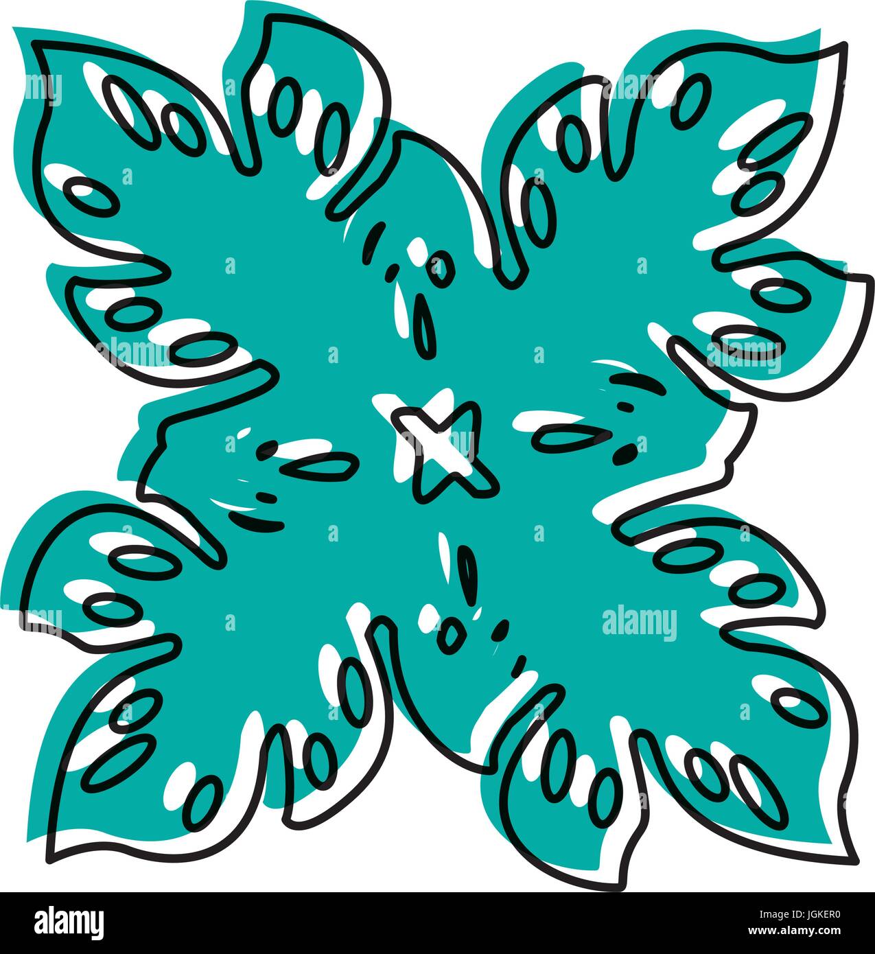 cute summer flower icon Stock Vector Image & Art - Alamy