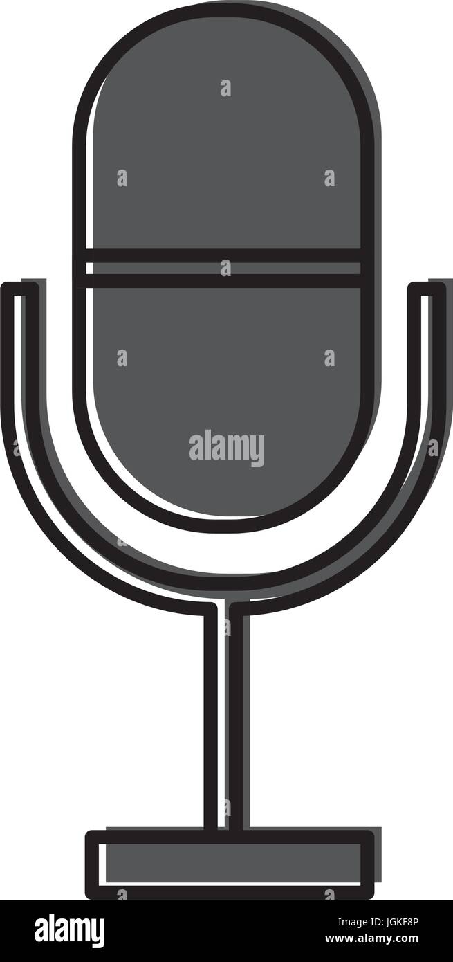 microphone communication device icon Stock Vector Image & Art - Alamy