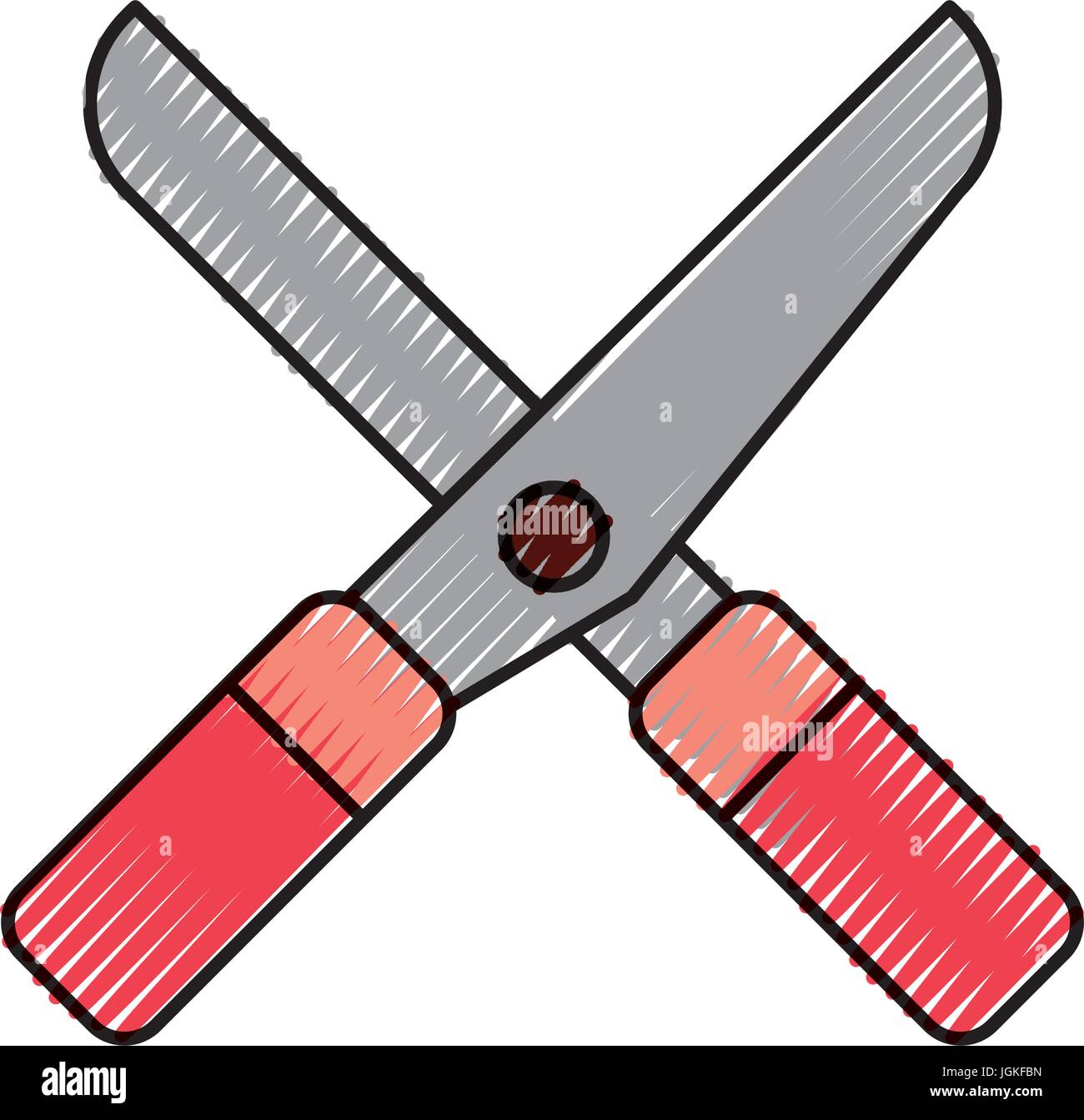 Garden scissors isolated icon Stock Vector Image & Art - Alamy