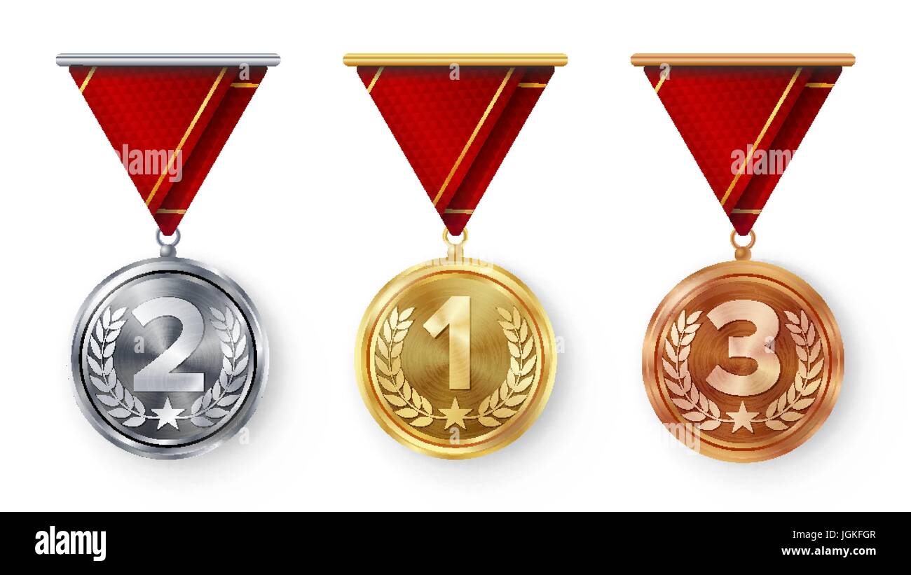 First Second Third Medals 1st 2nd 3rd Place Medal, World Class Gold,
