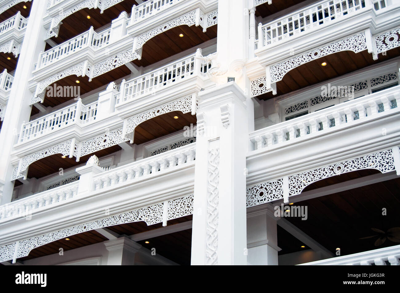 Dhavara Hotel, Manthaturath Road, Vientiane, Laos Stock Photo