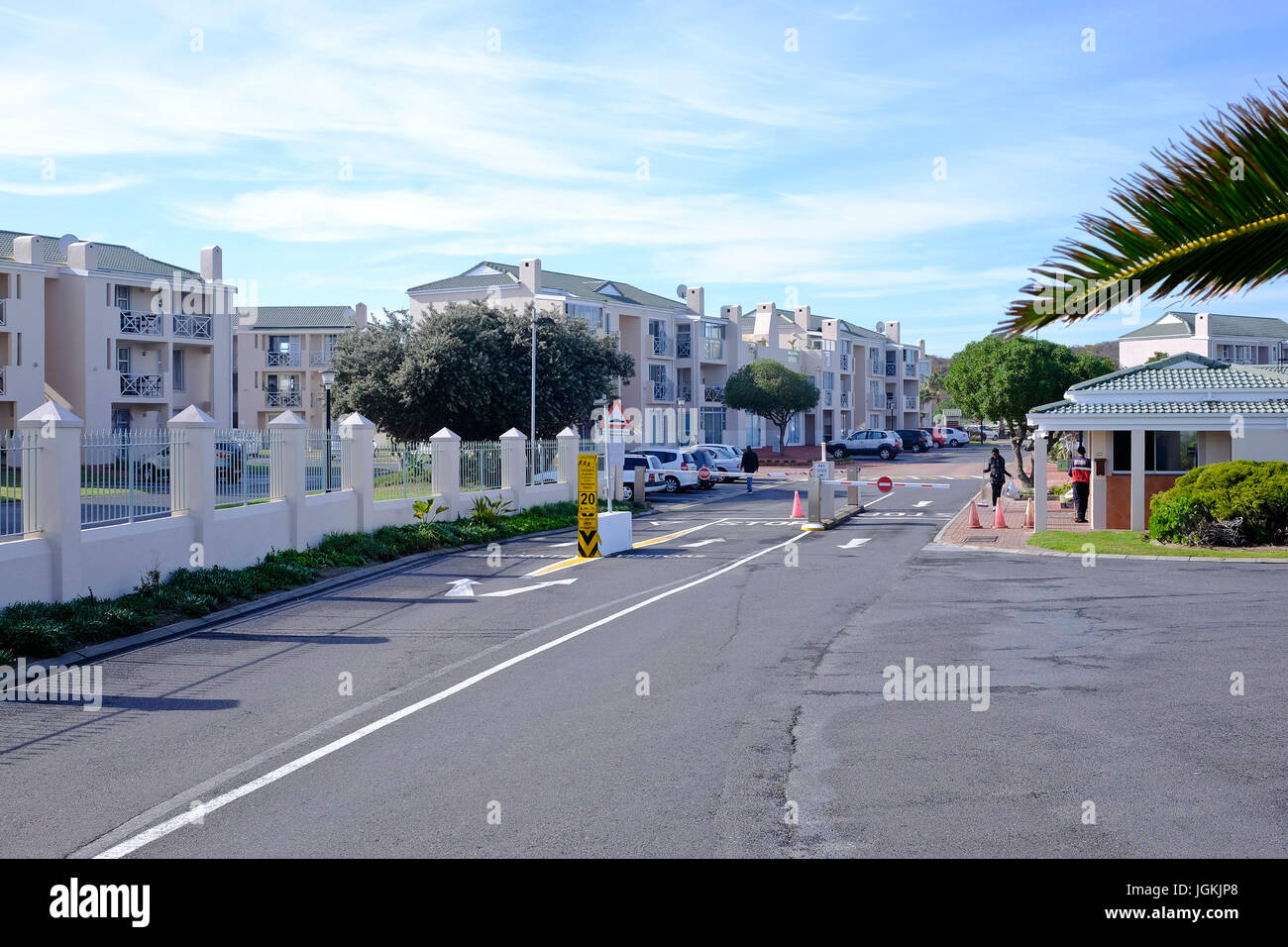 Cape Town,South Africa. Gated community of luxury accommodation Stock