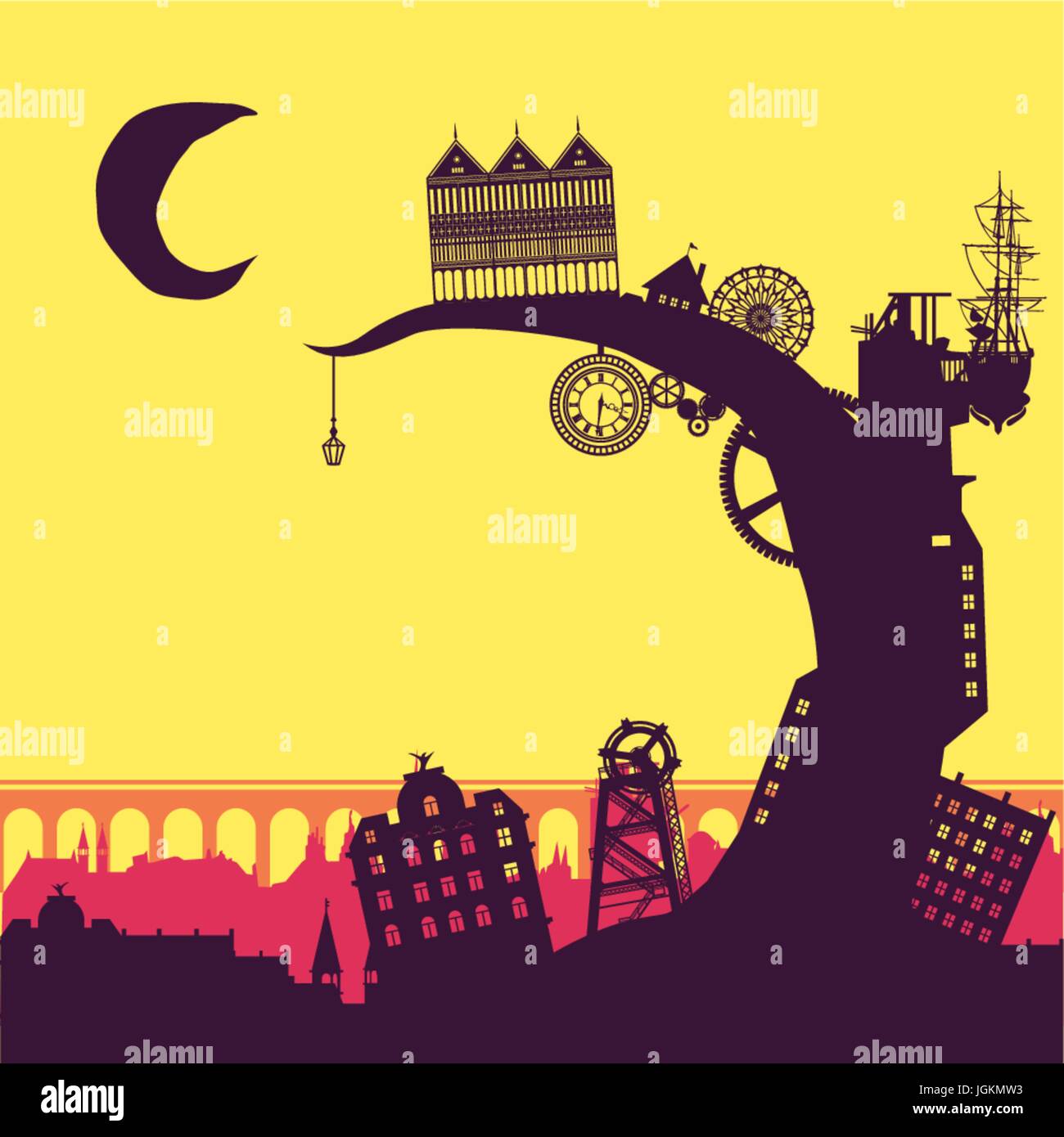 Steampunk vector vectors hi-res stock photography and images - Alamy