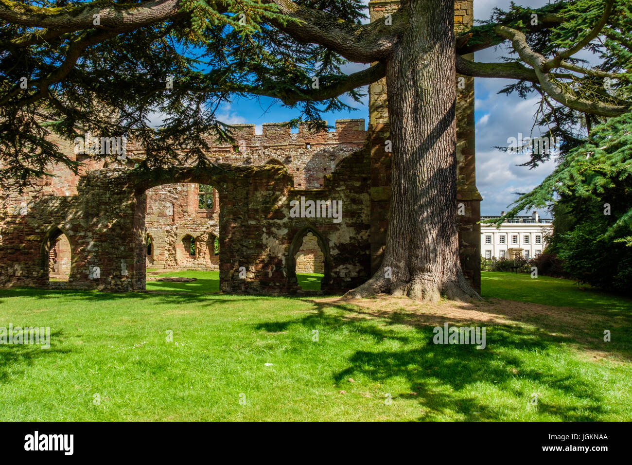 Acton Burnell Castle, Acton Burnell, Shropshire, England, UK Stock