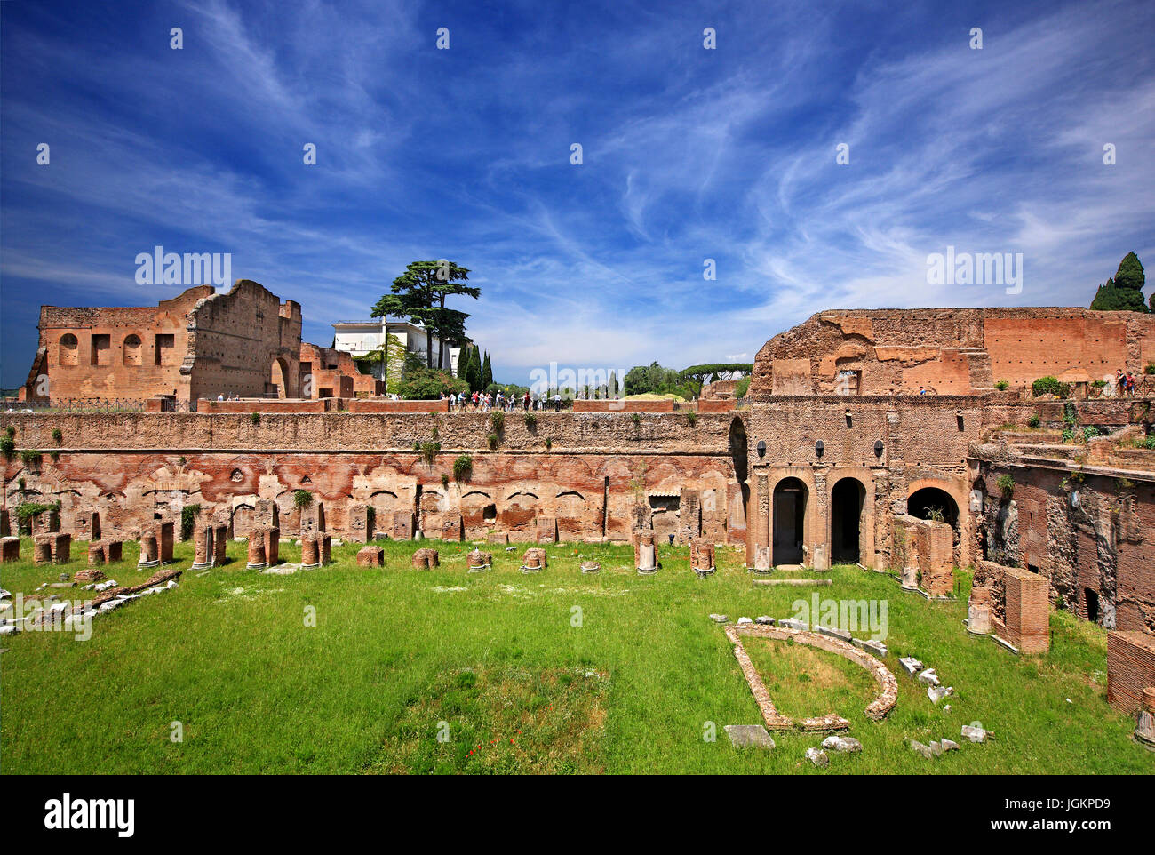 The Stadium Of Domitian Stadio Di Domiziano Or Circus Agonalis On 